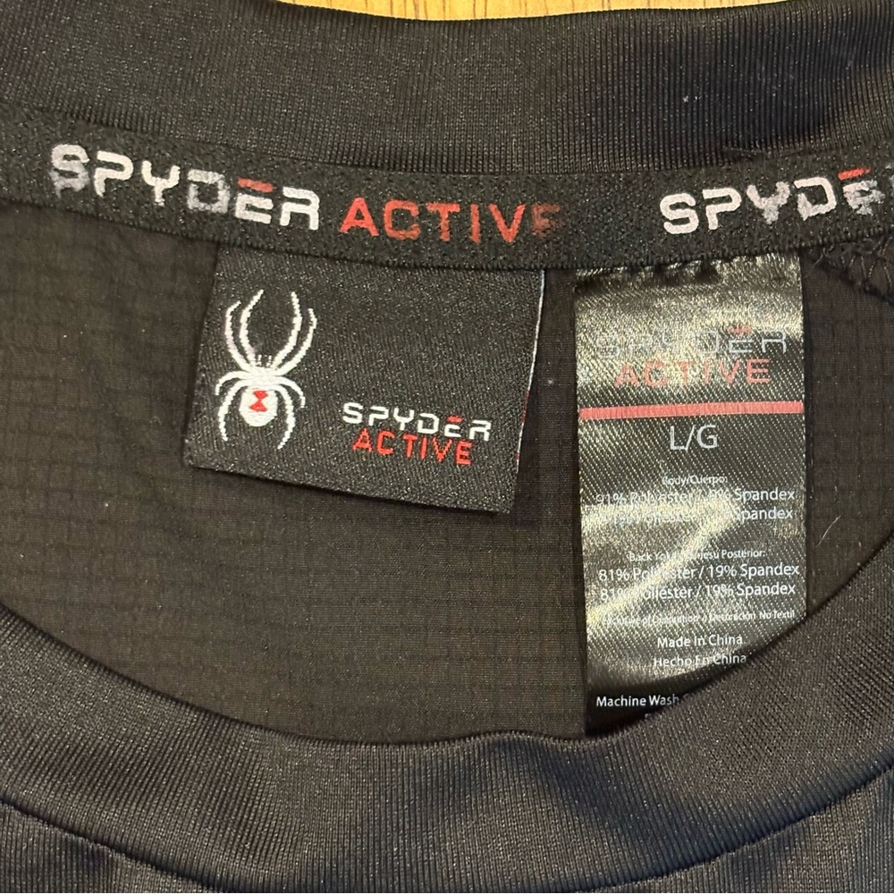 Spyder Active Black Compression Bade Layer Short … - image 4